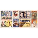 #4905a Circus Posters, Block of Eight