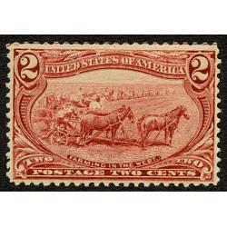 #286 2¢ Farming the West, Copper Red, NH