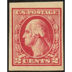 #532 2¢ Washington, Carmine Rose Type IV Imperforate, LH