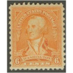 #711 6¢ Washington by Trumbull, Red Orange