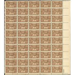#972 Indian Centennial, Sheet of 50 Stamps, (Perf. Separations)