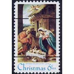 #1414d Christmas Nativity Precancel, Type II
