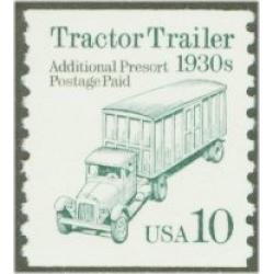 #2457 Tractor Trailer Coil, Intaglio