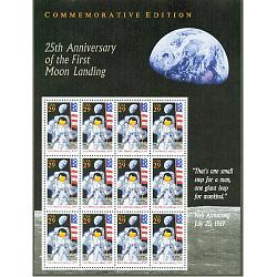 #2841 Moon Landing Souvenir Sheet