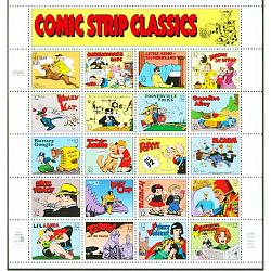 #3000 American Comic Strip Classics, Sheet of 20 Stamps