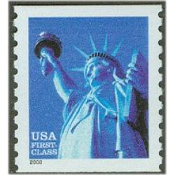 #3452 Statue of Liberty, Coil Perforated 9¾