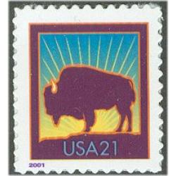 #3468 Bison, Self-adhesive Sheet Stamp