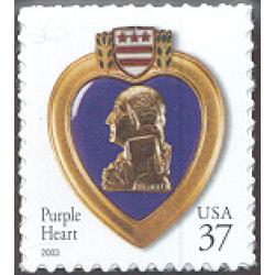 #3784 Purple Heart, S-A Die-cut 11¼x10¾ (2003)