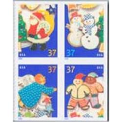 #3956a Holiday Cookies, Block of Four from Convertible Book