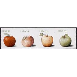#4734a Apples, Coil Strip of Four