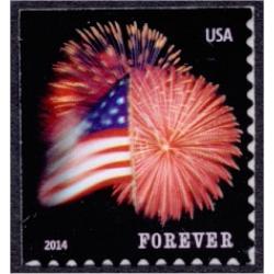 #4869 Fort McHenry Flag and Fireworks, Booklet Single (CCL)