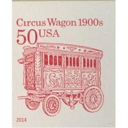 #4905d 50¢ Circus Wagon, Imperforate Single