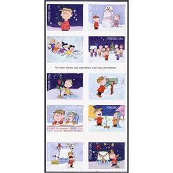 #5021-30 A Charlie Brown Christmas, Set of Ten Single Stamps