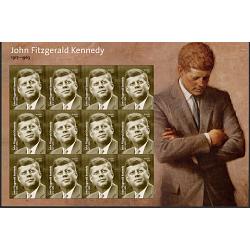 #5175s JFK, Souvenir Sheet of 12 Stamps