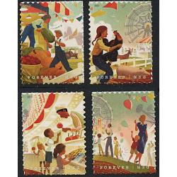 #5401-04 State and County Fairs, Set of Four Single Stamps