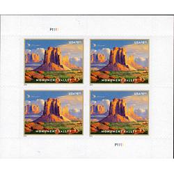 #5666 Monument Valley, Priority Mail, Pane of Four