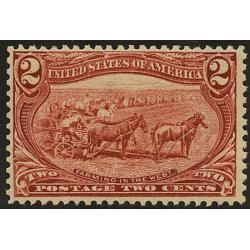 #286 2¢ Farming in the West, Copper Red, F-VF NH