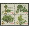 #1767a Trees, Block of Four