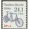 #2266 24.1¢ Tandem Bicycle Precanceled Zip + 4 in Red