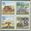 #2437a Traditional Mail Delivery, Block of Four