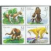 #3080a Prehistoric Animals, Block of Four