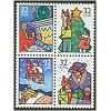 #3111a Family Scenes, Block of Four