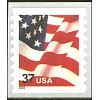 #3633 USA & Flag, Self-adhesive Coil Stamp