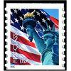 #3968 Flag & Lady Liberty, Non-Denominated (39¢) Self-adhesive Coil