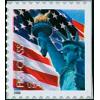 #3972 Flag & Lady Liberty, Non-Denominated (39¢) Single from Convertible Booklet
