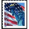 #3975 Flag & Lady Liberty, Non-Denominated (39¢) ATM Booklet Single