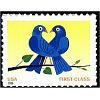 #3976 True Blue Love (39¢) , Non-denominated SA Booklet Single