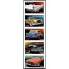 #4357a Tailfins & Chrome, Strip of Five