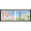 #4985a Gifts of Friendship, Japanese Diet and Dogwood Blossoms, Horizontal Pair
