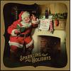 #5336 Sparkling Holidays (Coca-Cola Santas), Souvenir Sheet