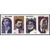 #5474a Voices of Harlem Renaissance, Horizontal Strip of Four