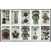 #5513a Ruth Asawa, Block of Ten Stamps