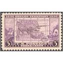 #783 3¢ Oregon Territory, Purple