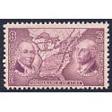 #795 3¢ Ordinance of 1787, Rose Purple