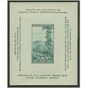 #797 10¢ Society of Philatelic Americans Souvenir Sheet, Blue Green