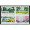 #1368a Beautification, Block of Four