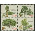 #1767a Trees, Block of Four
