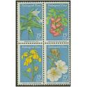 #1786a Flowers, Block of Four