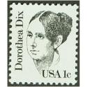 #1844 Dorothea Dix, Journalist, Perforated 11.2