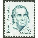 #1863 John Audubon, Perforated 11 Small Block Tagged