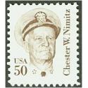 #1869 Chester Nimitz, US Navy Fleet Admiral, Perforated 10.9