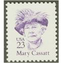 #2181 Mary Cassatt, Painter, Large Block Tagging, Dull Gum