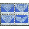 #2354a Lace Making, Block of Four