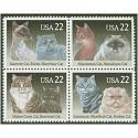 #2375a Cats, Block of Four