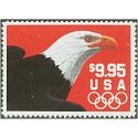 #2541 Express Mail, Eagle and Olympic Rings