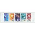 #2811a Winter Olympics, Strip of Five